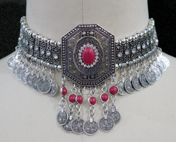 Turkish Coin Beaded Necklace