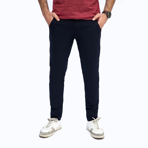 Slim Fit Chino With Hidden Pocket