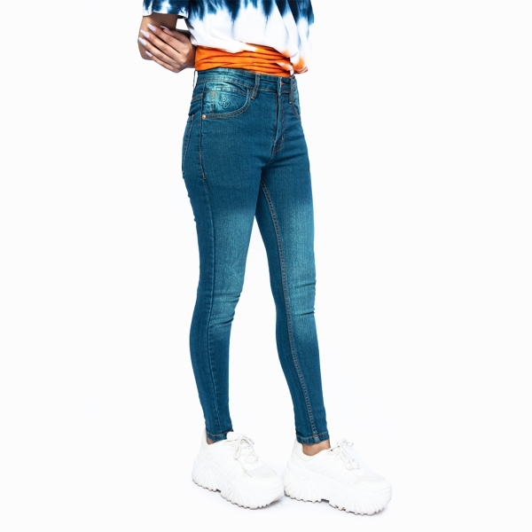 Mid Rise Skinny Fit Jeans 